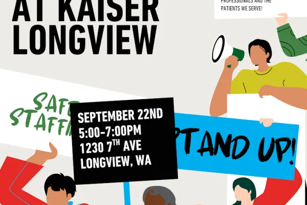 Longview Kaiser Picket September 22nd, 2025
